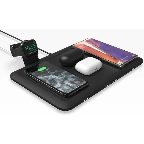Mophie 4v1 bezdrátová nabíječka černá - Nabíječky - Obrázek 05WJ100501