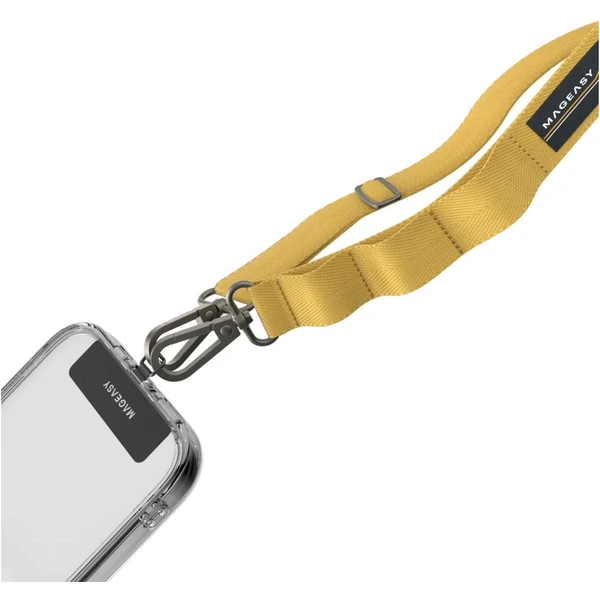 MagEasy Strap Lanyard 20mm univerzální popruh Mustard Yellow - Popruhy - Obrázek 05Y4000N01