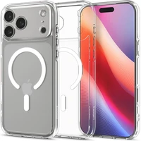 Spigen Ultra Hybrid MagSafe kryt iPhone 17 Pro clear white - Pouzdra
