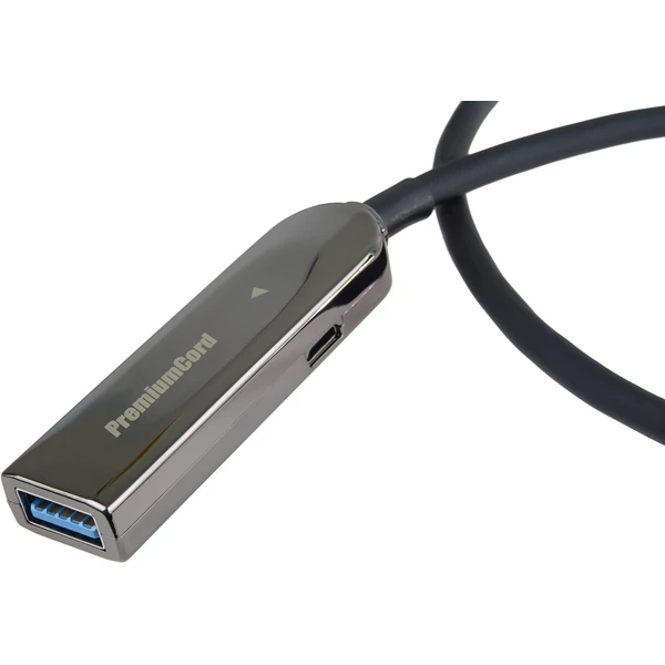 PremiumCord USB-A/USB-A prodlužovací optický kabel 15m černý - Kabely a redukce - Obrázek 05f0f90baf9e445b81b416289f85ff14