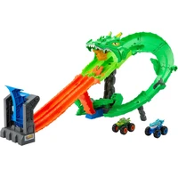 Hot Wheels MONSTER TRUCKS Mattel - Dráha Dračí Zkáza - Hračky