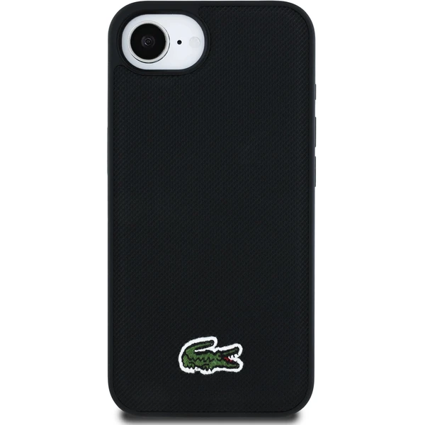 Lacoste Iconic Petit Pique Woven Logo MagSafe kryt iPhone 17e/16e černý - Pouzdra - Obrázek 060dbaa3c380423f981e443828a133bd
