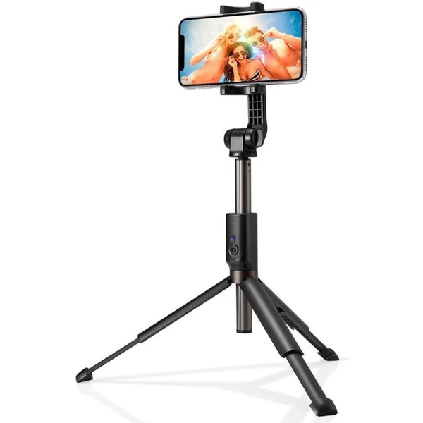 Spigen S540W Selfie Stick Tripod černá - Držáky - Obrázek 06116deace424991b66ef22b0b686645