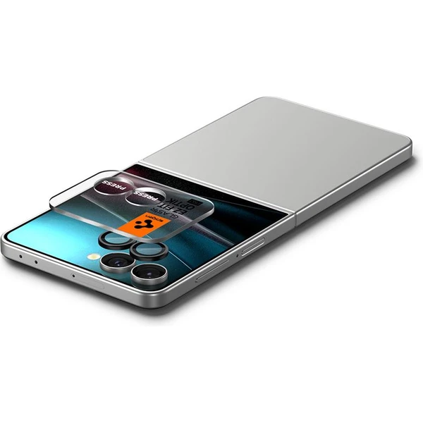 Spigen Glass tR EZ Fit Optik Pro HD sklo Samsung Galaxy Z Flip7 černé (2 ks) - Ochranné folie a skla - Obrázek 061b82daa5794b04884c14feb78735a4