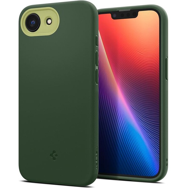 Spigen Nano Pop MagSafe kryt iPhone 16e zelený