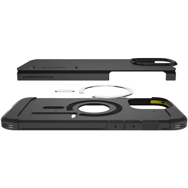 Spigen Tough Armor MagSafe kryt iPhone 16 Pro Max black - Pouzdra - Obrázek 061e66008e1c43358a59bf072c005731