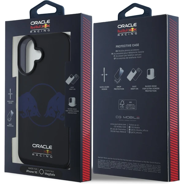 Oracle Red Bull Racing PC/TPU Two Bulls Magsafe kryt iPhone 16 modrý - Pouzdra - Obrázek 06370baeb8534ae5ac3ff54afa7b13d1