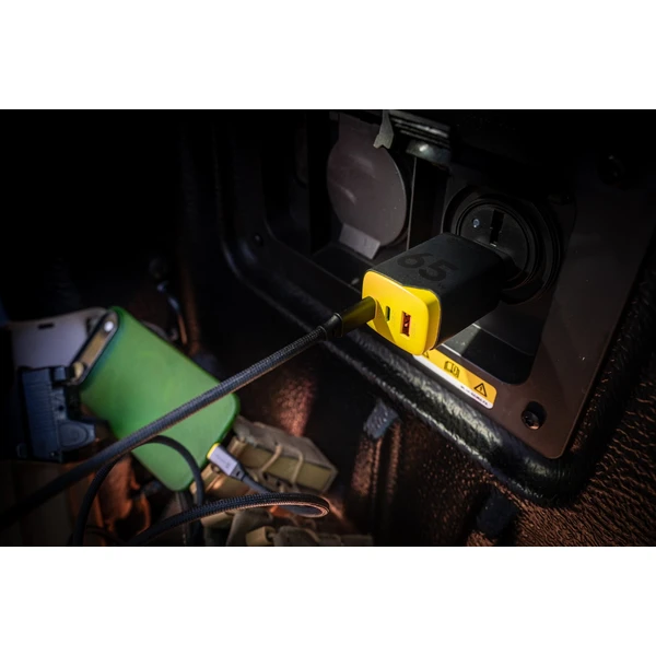 Tactical Minimi GaN 65W nabíjecí adaptér (2xUSB-C, 1xUSB-A) černý - Nabíječky - Obrázek 0646539581614f23b3cedcace7a85b44