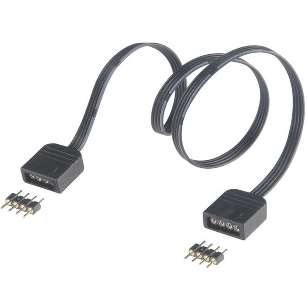 Akasa prodlužovací kabel pro LED pásek (AK-CBLD06-30BK), 30cm