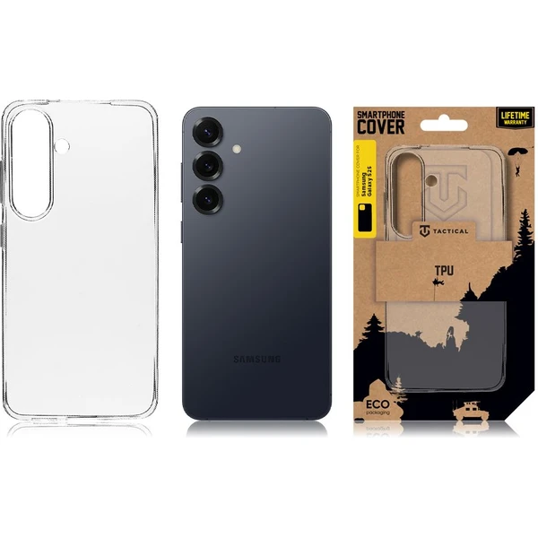 Tactical TPU Kryt pro Samsung Galaxy S25 čirý - Pouzdra - Obrázek 06624f2394c34f51b5b87b57565d6001
