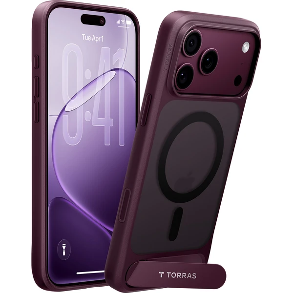 Torras Ostand L1 MagSafe kryt iPhone 18 Pro fialový - Pouzdra - Obrázek 06706b387d69467191d6c5e8843b2cba