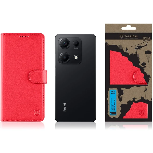 Tactical Field Notes pouzdro Xiaomi Redmi Note 14S červené - Pouzdra - Obrázek 0683242fca244a1eac5429b91a04bab8