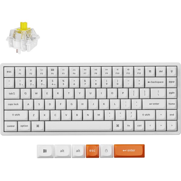 Keychron K2 Max K2M-Q4 Bílá