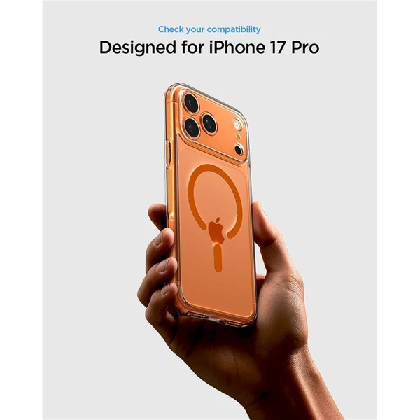 Spigen Ultra Hybrid MagSafe kryt iPhone 17 Pro clear orange - Pouzdra - Obrázek 06a5e9f327104c31983cc6c1d706fa83