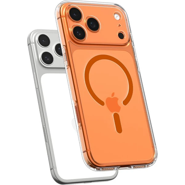 Spigen Ultra Hybrid MagSafe kryt iPhone 17 Pro clear orange - Pouzdra - Obrázek 06c580da4e414fe7a41ff01e903f9490