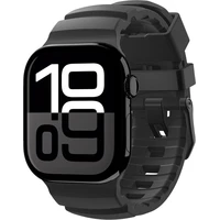 Spigen Silicone Band řemínek Apple Watch 49/46/45/44mm černý - Řemínky