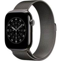Apple Watch 49/46/45/44mm břidlicově šedý milánský tah M/L - Řemínky