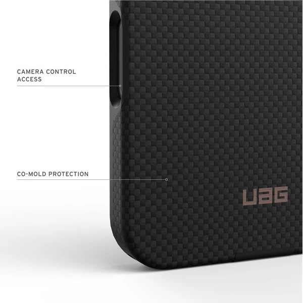 UAG Fibr Armr MagSafe kryt iPhone 17 Pro Max kevlar černý/bronzový - Pouzdra - Obrázek 07248291d50e4c7c93614b19f6b4c7e1