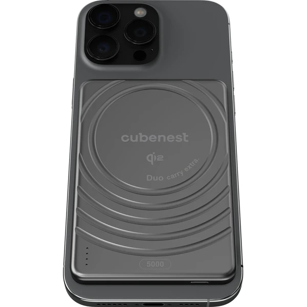 CubeNest SQ1B3D SlimDual Qi2/MagSafe powerbanka (5000 mAh) černá - Powerbanky - Obrázek 07271b4ec3db4f0fabb662a7e63a0c94