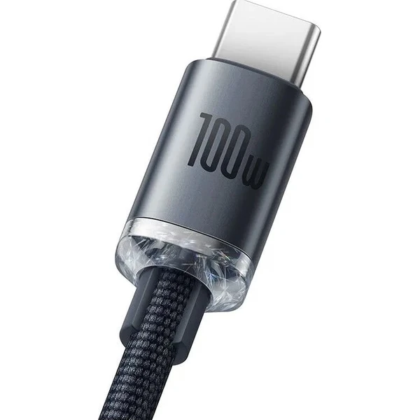 Baseus Crystal Shine USB-A/USB-C napájecí kabel 100W 1,2m černý - Kabely a redukce - Obrázek 0752e1aeef1b497193b5d7048d985d78