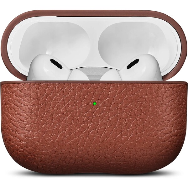 Woolnut kožené pouzdro pro AirPods Pro 2. generace hnědé