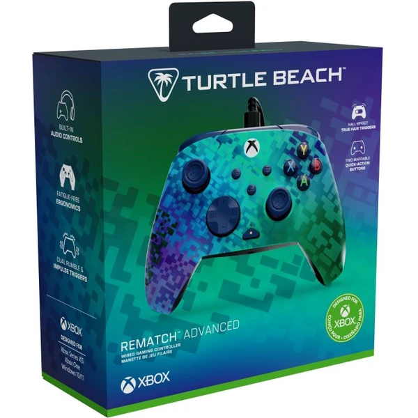 Turtle Beach herní ovladač Rematch Advanced NonGlow Glitch Green (XBOX/PC) - Herní ovladače - Obrázek 07QH000K01