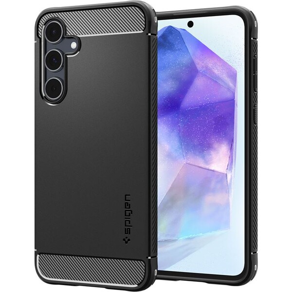 Spigen Rugged Armor kryt Samsung Galaxy A55 matně černý
