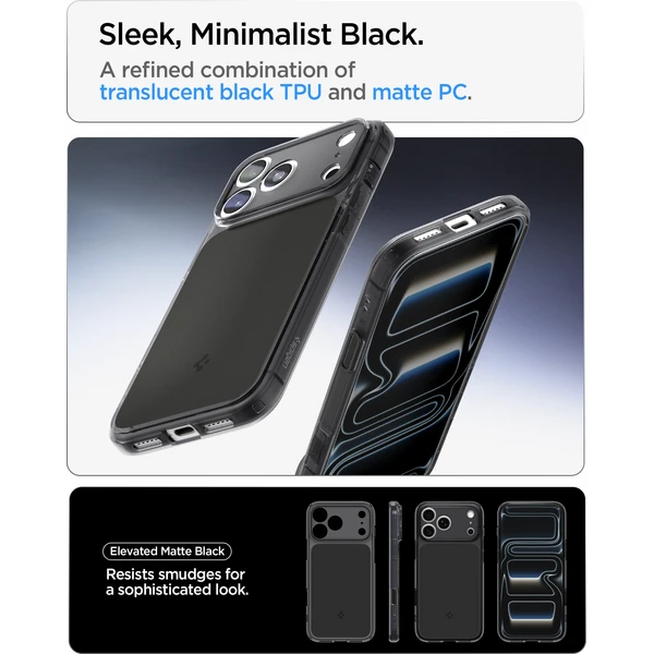 Spigen Ultra Hybrid T MagSafe kryt iPhone 18 Pro Max/17 Pro Max matte black - Pouzdra - Obrázek 07a0a060995d4a2eb61e7eb9ac7f7ccf