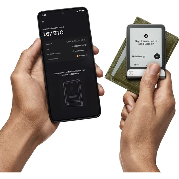 Ledger Flex krypto peněženka (iOS/Android/MacOS/Windows/Linux) Graphite - Krypto peněženky - Obrázek 07a8cf613a894a77b73f69bedab7e9ea