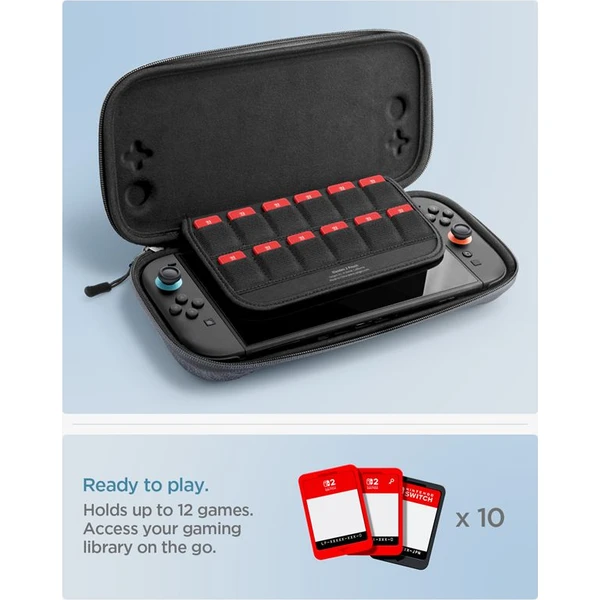 Spigen Klasden 2 Pouch pouzdro Nintendo Switch 2 tmavě šedé - Pouzdra - Obrázek 07e5056b93b64dfab66646d846b4dc48