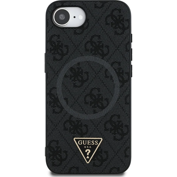 Guess PU 4G Strass Triangle Metal Logo kryt iPhone 17e/16e černý - Pouzdra - Obrázek 07f433593b204c5f99a399796aa67f47