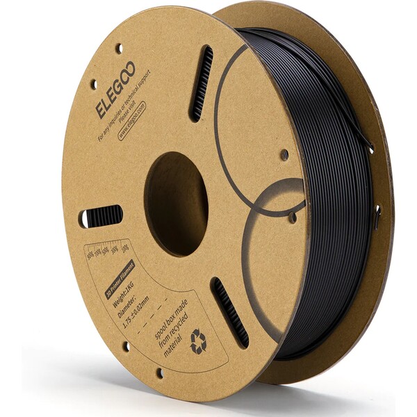 Elegoo PLA Černá / Black 1,75 mm 1 kg Černá