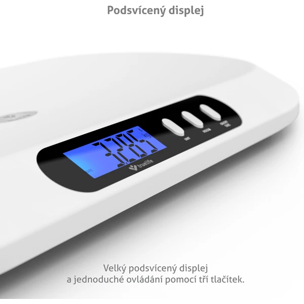 TrueLife BabyScale B5 BT kojenecká váha - Chytré váhy - Obrázek 0822ac1b397649cd9d81828533f9c78b