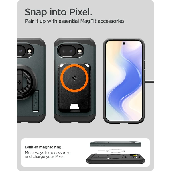 Spigen Tough Armor MagSafe kryt Google Pixel 10a abyss green - Pouzdra - Obrázek 0830b346ca5c4b0390fa9a6c140ce939