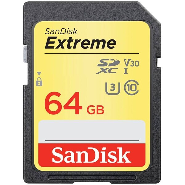 SanDisk SDXC karta 64GB Extreme  SDSDXV2-064G-GNCIN