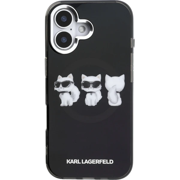 Karl Lagerfeld IML Choupette Trio Watercolor MagSafe kryt iPhone 17 černý - Pouzdra - Obrázek 0838df9d24424cb1bcd773fc7dabe54a