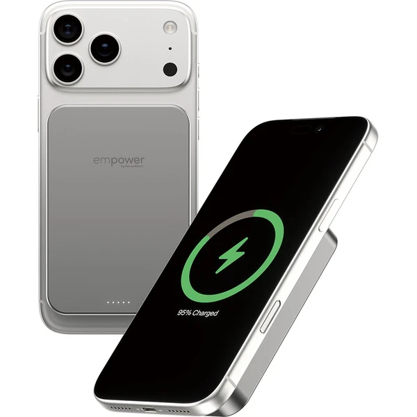 PanzerGlass® empower bezdrátová Qi2 powerbanka 10000 mAh, MagSafe, šedá - Powerbanky - Obrázek 083J000K01