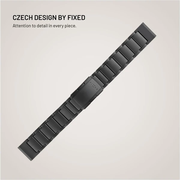FIXED Titanium Strap titanový řemínek Garmin QuickFit 22mm, černý - Řemínky - Obrázek 084f0fbe4b9b41eb8596a824ad87a572