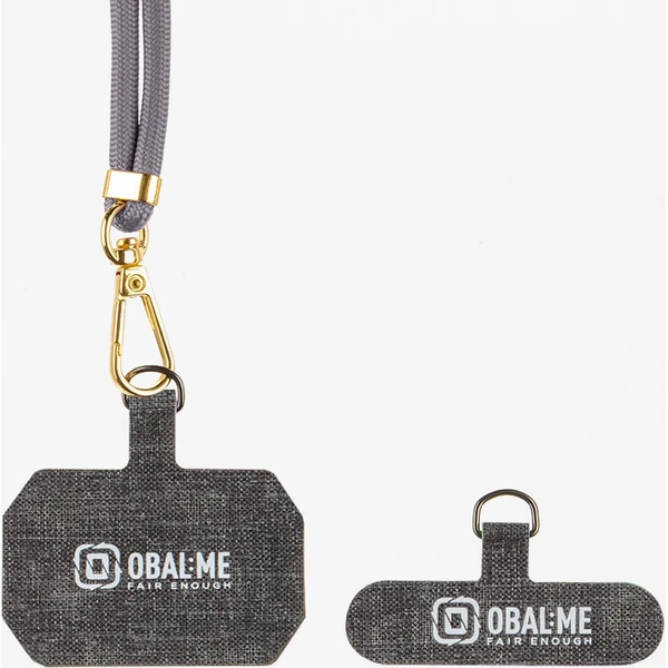 OBAL:ME NeckTag Allure popruh na telefon tmavě šedý - Popruhy a crossbody - Obrázek 085e60fe97364296b03de4860ecaa888
