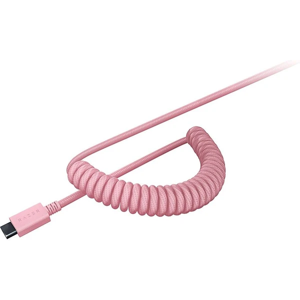 Razer PBT Keycap + Coiled Cable Upgrade Set růžová US/UK - Náhradní klávesy - Obrázek 08FXF00101