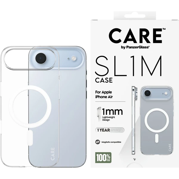 PanzerGlass® CARE SL1M (1mm) MagSafe kryt Apple iPhone Air čirý - Pouzdra - Obrázek 08XL000K01