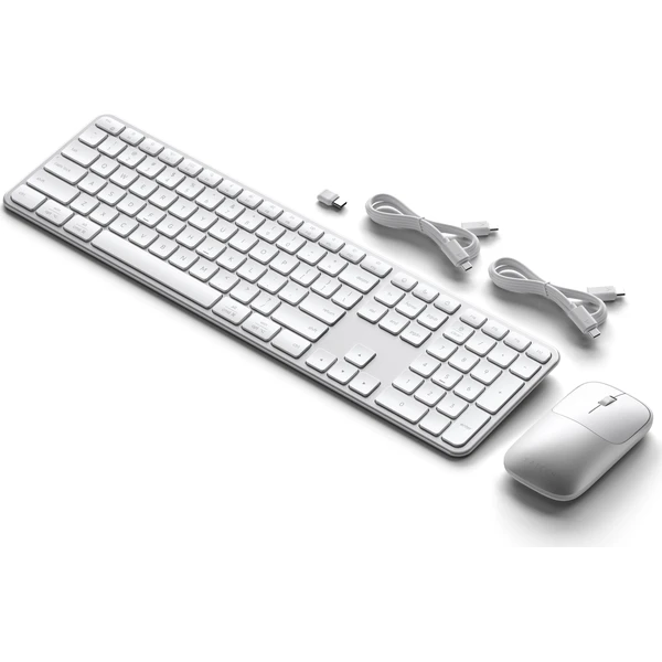Satechi Slim CEX3 Wireless Combo klávesnice a myš (US English) stříbrná - Klávesnicové sety - Obrázek 08a2aee1eb00422cbbd0b21c34d1b5fb