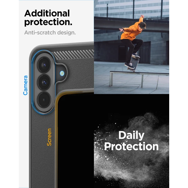 Spigen Rugged Armor kryt Samsung Galaxy A37 5G matte black - Pouzdra - Obrázek 08b8f4d61fa94738aadc85935a003e4c