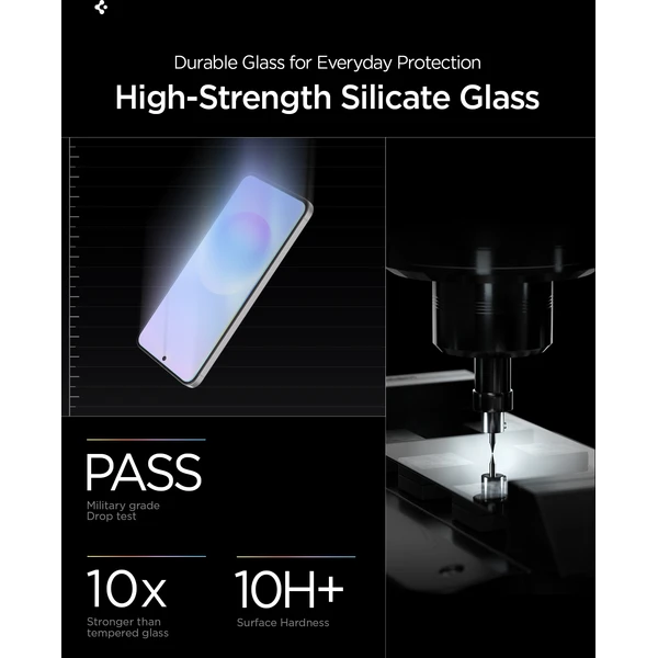 Spigen Glass tR EZ Fit Pro sklo Samsung Galaxy A57 5G (2 ks) - Ochranné folie a skla - Obrázek 08de56cdb9c84b59b30b861460fa3501