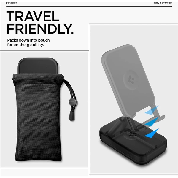Spigen Universal Phone stand univerzální stojánek černý - Stojánky - Obrázek 08e567f7bd3e4ebf9ba52e953c730fc5