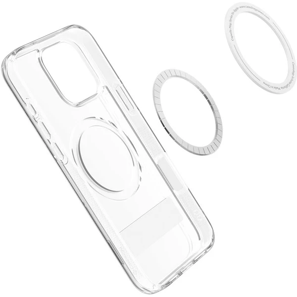 Spigen Caseology Capella MagSafe Kickstand kryt iPhone 16 Pro clear gray - Pouzdra - Obrázek 091102b74a5448139692702b2ab1da6f