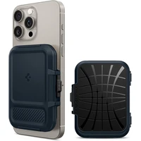 Spigen Lock Fit MagSafe Wallet peněženka tmavě modrá - Peněženky