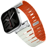 SKINARMA Gemini magnetický řemínek Apple Watch 42/41/40mm mentolový - Řemínky