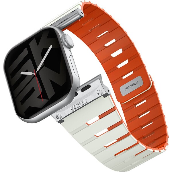 SKINARMA Gemini magnetický řemínek Apple Watch 42/41/40mm mentolový