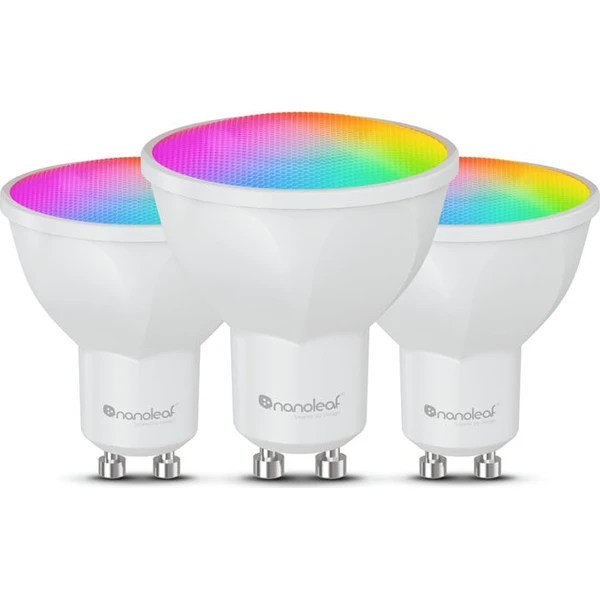 Nanoleaf Essentials Matter Wi-Fi GU10 Smart Bulb chytrá žárovka 3 Pack